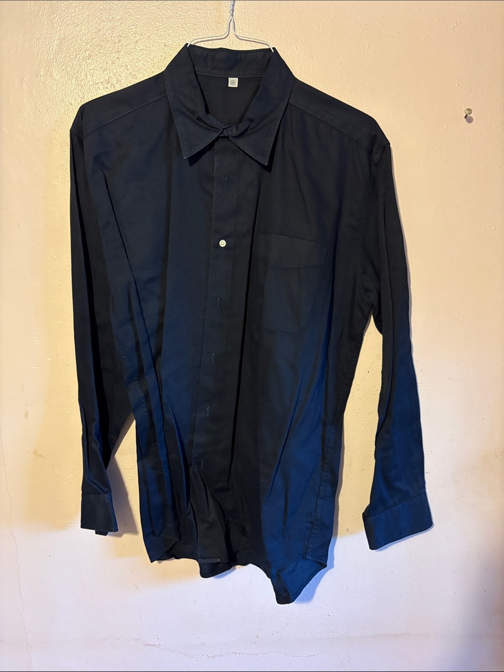 Classic Men's Black Button-Up Shirt